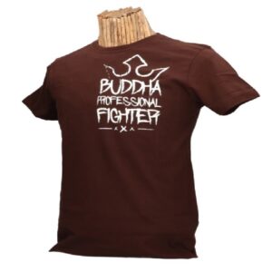 Camiseta Buddha Pro Fighter chocolate