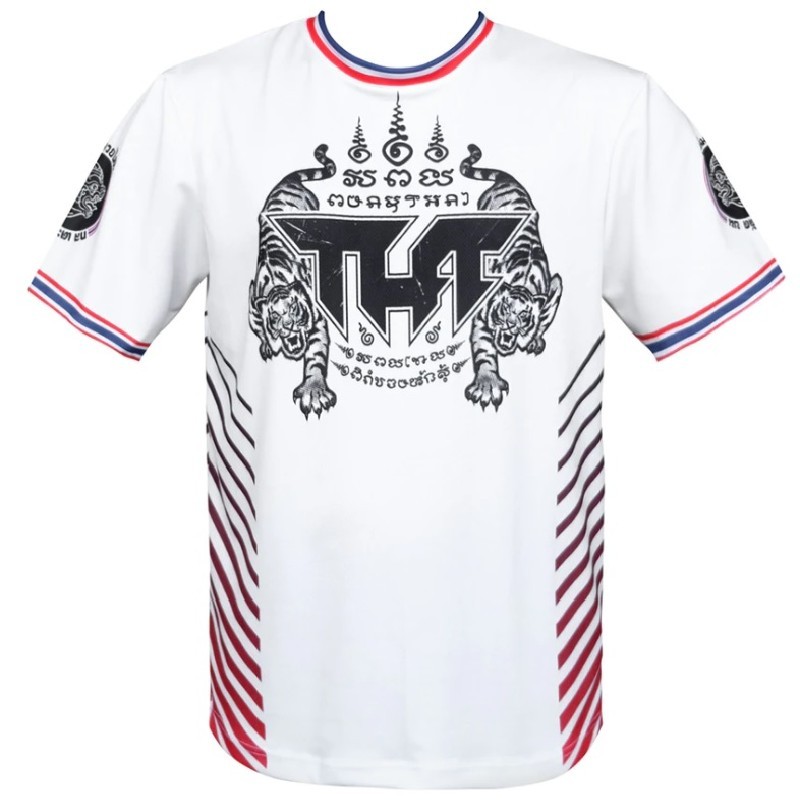 Camiseta Tuff True Power Double Tiger blanca
