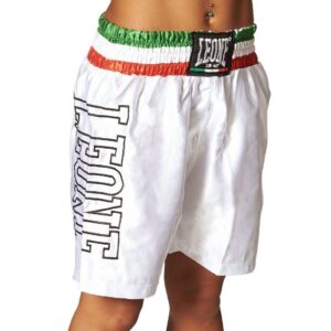 Pantalones de Boxeo Leone blancos