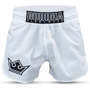Pantalones Muay Thai Buddha Old School blanco