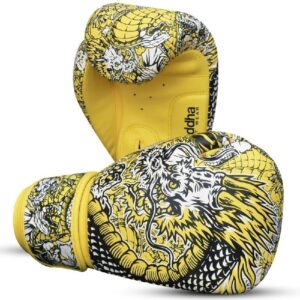 Guantes de Boxeo Buddha Dragon amarillos