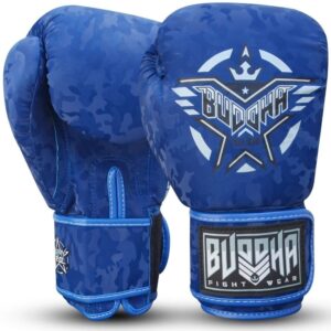 Guantes de Boxeo Buddha Army azul