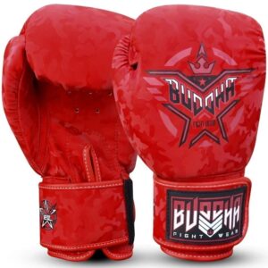 Guantes de Boxeo Buddha Army rojo