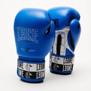 Guantes de Boxeo Leone Iconic azul