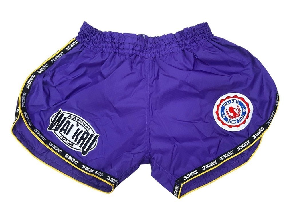 Pantalones Muay Thai Waikru Hybrid Ripstop morado