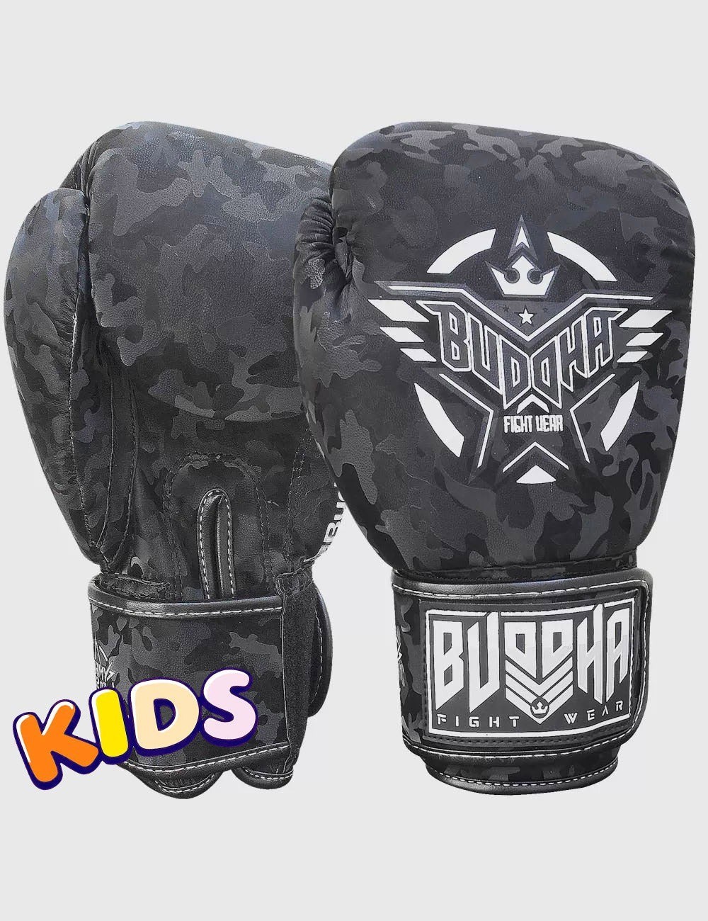 Guantes de Boxeo infantil Buddha Army negro