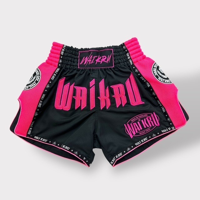 Pantalones Muay Thai Waikru Mesh Pink