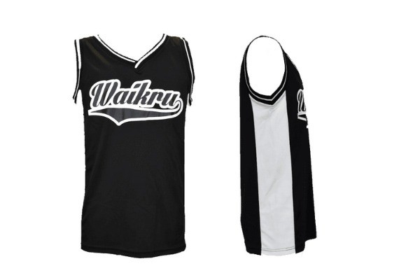 Camiseta Waikru Tirantas negra