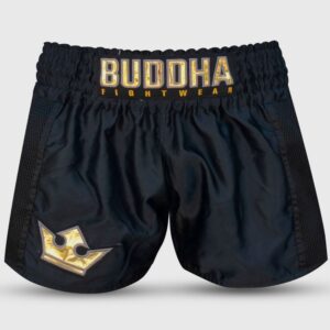 Pantalones Muay Thai Buddha Premium negros