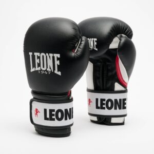 Guantes de Boxeo Leone Stripe 47 negros