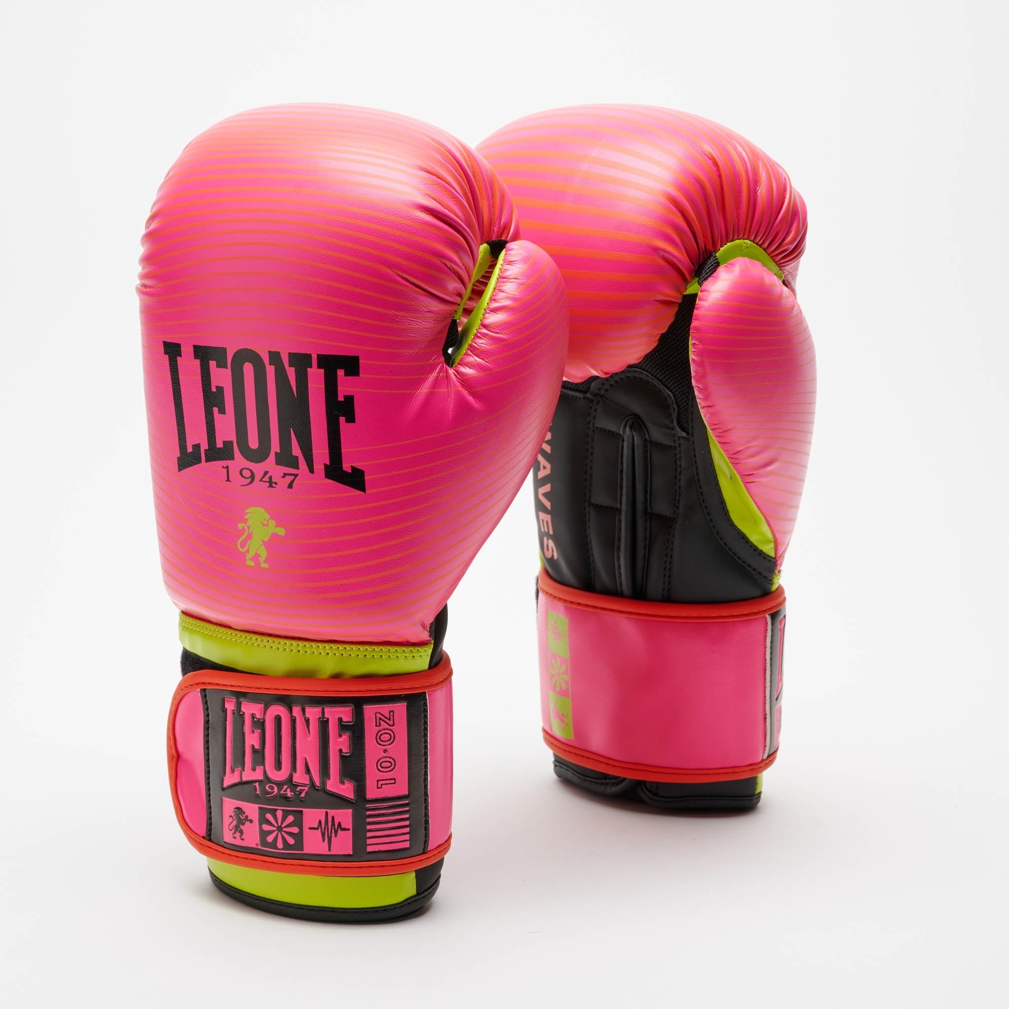 Guantes de Boxeo Leone Waves fucsia